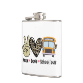 平和、愛、スクールバス フラスク (左)