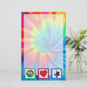 平和、愛、スケートボード 便箋 (スタンド正面)