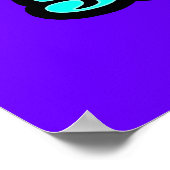 平和、愛、ソフトボール ポスター (角)