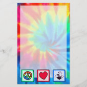 平和、愛、チェス 便箋 (正面)