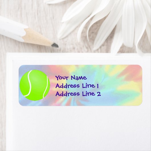 平和、愛、テニス ラベル (インサイチュ)