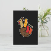 平和 愛 トルコ 感謝 トルコ ハンドサイン ありがとう 招待状 (スタンド正面)