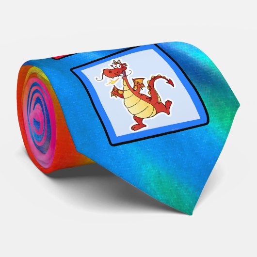 平和、愛、ドラゴン ネクタイ (ロール)