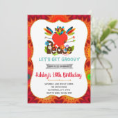 平和 愛 バレンタインパーティー招待状 招待状 (スタンド正面)