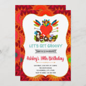 平和 愛 バレンタインパーティー招待状 招待状 (正面/裏面)