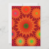 平和 愛 バレンタインパーティー 招待状 (裏面)