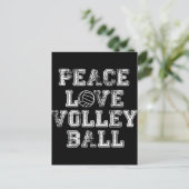 平和、愛、バレーボール ポストカード (スタンド正面)