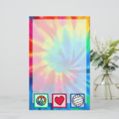 平和、愛、バレーボール 便箋 (スタンド正面)