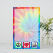 平和、愛、パンダ 便箋 (スタンド正面)