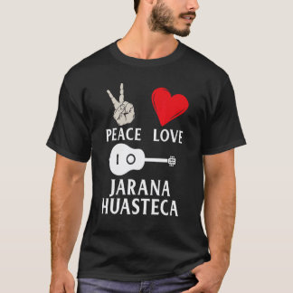 平和 愛 フアラナ・ワステカ ギター 楽器 音楽 Tシャツ