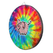 平和、愛、ブタ ダーツボード (正面右)