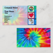 平和、愛、ペリカン 名刺 (正面/裏面)