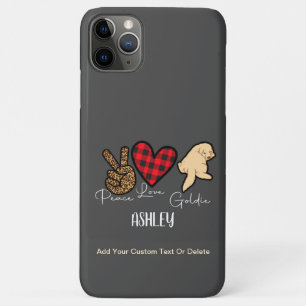 平和 愛 ボストンテリア 格子縞 かわいい 犬好き iPhone 11 PRO MAXケース