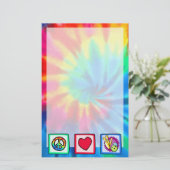 平和、愛、ボーリング 便箋 (スタンド正面)