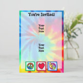 平和、愛、ボーリング 招待状 (スタンド正面)