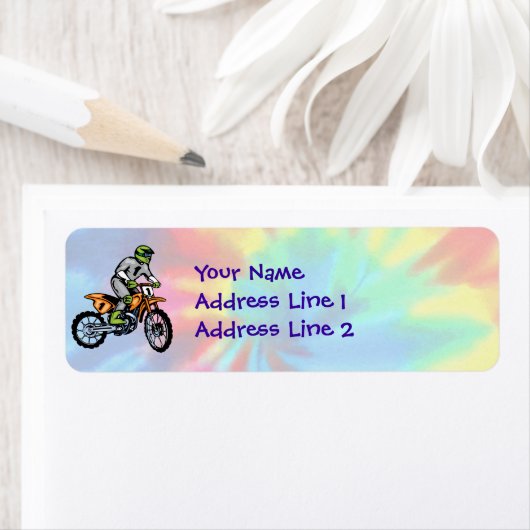 平和、愛、モトクロス ラベル (インサイチュ)