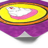 平和。愛.ライト.喜び。ローラ。 ポスター (角)