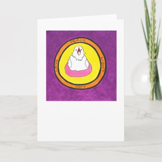 平和。 愛。 ライト。 喜び。 Lola. シーズンカード (正面)