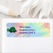 平和、愛、亀 ラベル (インサイチュ)