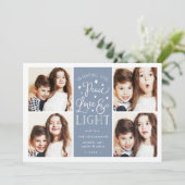 平和、愛、光 |ハヌカー写真 シーズンカード (スタンド正面)