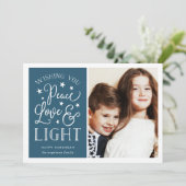 平和、愛、光 |ハヌカー写真 シーズンカード (スタンド正面)