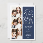 平和、愛、光 |ハヌカー写真 シーズンカード (正面)