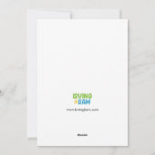 平和 愛 包摂 | インクルーシブ ホリデー シーズンカード (裏面)