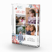 平和、愛、喜びと果実クリスマス記念品 フォトブロック (右)