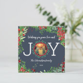 平和 愛 喜びの写真クリスマスカードを願って (スタンド正面)