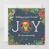 平和 愛 喜びの写真クリスマスカードを願って (正面)