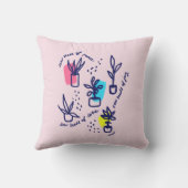 平和、愛、喜びの種をまく感動的- クッション (裏面)