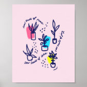 平和、愛、喜びの種をまく感動的- ポスター (正面)