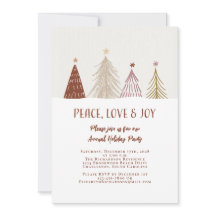 平和 愛 喜び エレガントなホリデーパーティ フェスティブ