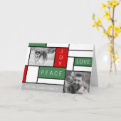 平和、愛、喜び カード (黄色い花)