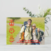 平和、愛、喜び – クリスマスカード (スタンド正面)