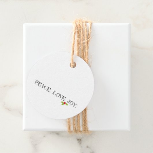 平和 愛 喜び クリスマスキス 樅の木 クリスマス ホリデー フェイバータグ (インサイチュ)