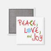 平和、愛、喜び マグネット (正面/裏面)