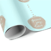 平和、愛、喜び ラッピングペーパー (ロールコーナー)