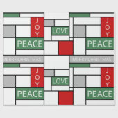 平和、愛、喜び ラッピングペーパー (フラット)