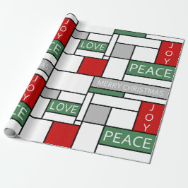 平和、愛、喜び ラッピングペーパー