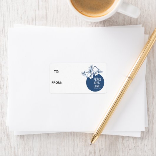 平和、愛、喜び ラベル (インサイチュ)