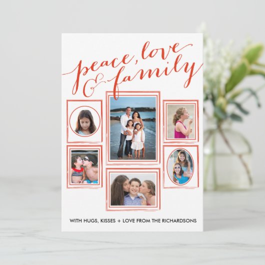 平和、愛、家族の赤 (スタンド正面)