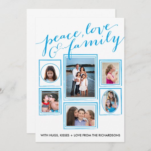 平和、愛、家族 (正面/裏面)