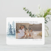 平和 愛 希望 | クリスマスのホリデー フォト カード (スタンド正面)