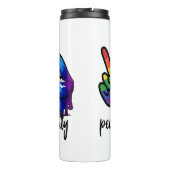 平和、愛、平等 タンブラー (裏面)