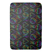 平和、愛、幸福 バスマット (正面縦)