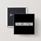 平和。 愛。 幸福 缶バッジ (正面&裏面)