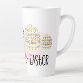 平和、愛、復活祭 カフェラテマグ