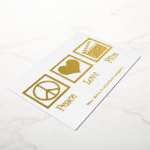 平和 愛 映画製作会社 監督 ゴールド 箔シーズンカード (回転した状態)