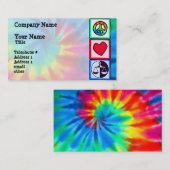 平和、愛、正義 名刺 (正面/裏面)